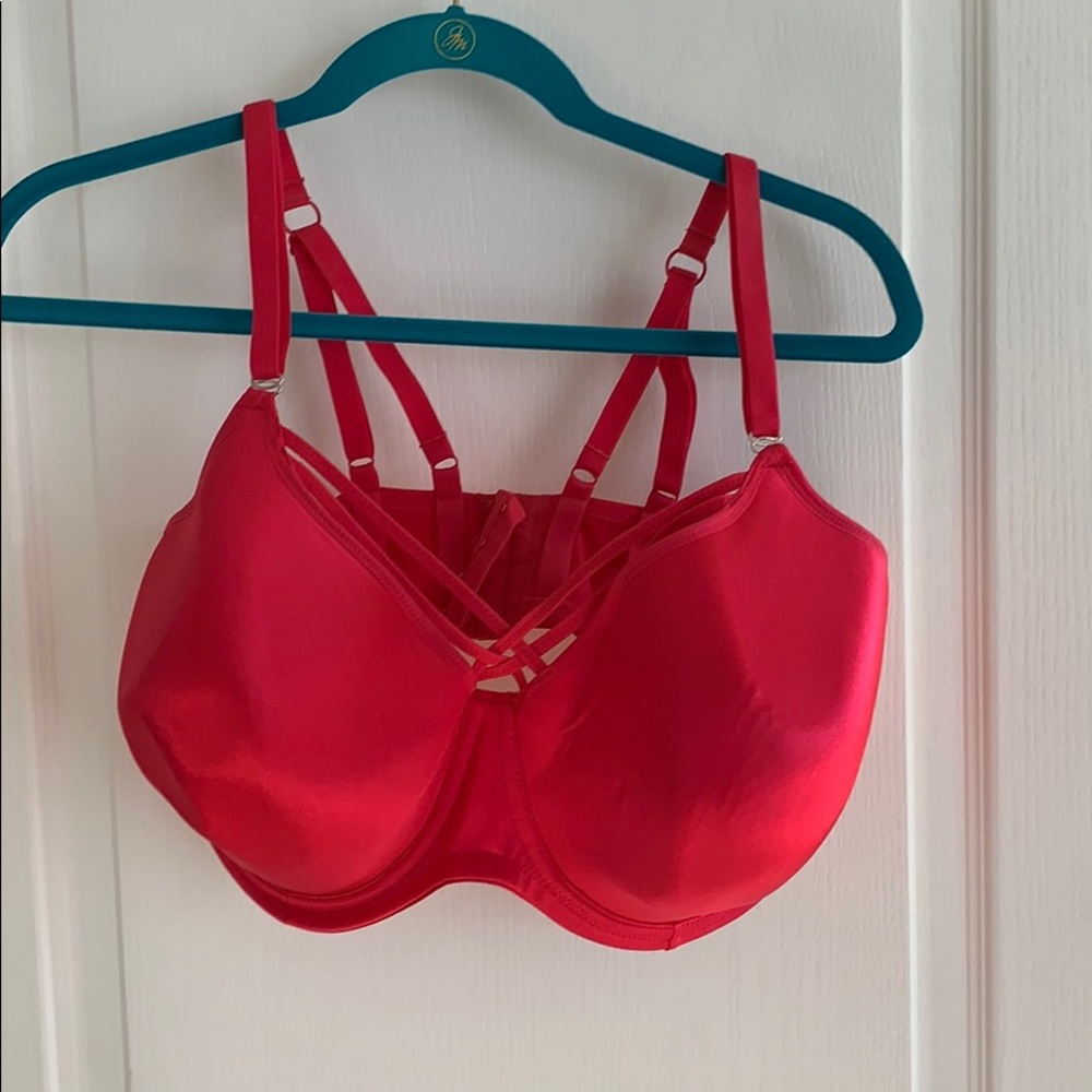Pink bra
